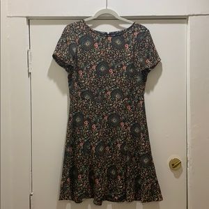 J Crew Printed dress size 8